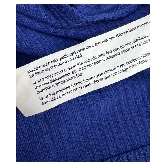 Eloquii Purple Top Round Neck Long Sleeves Side Ruching Women's PLUS Sz 22/24 - Picture 8 of 9